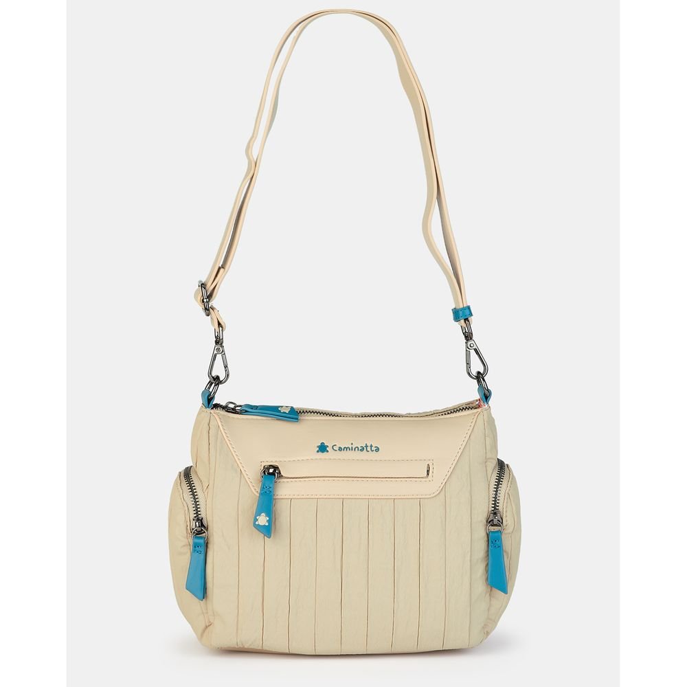 Bolso bandolera pequeño Amalfi Kaki 25x18 Papelería del Paseo