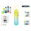 Botella Sport Multicolor Asa Rigida 1000ml Bewinner