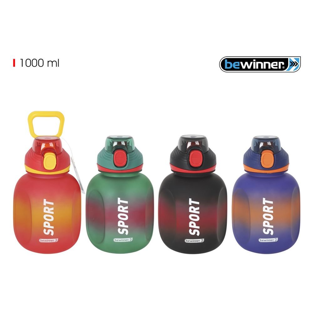 Bidon Sport Multicolor 1000ml Bewinner
