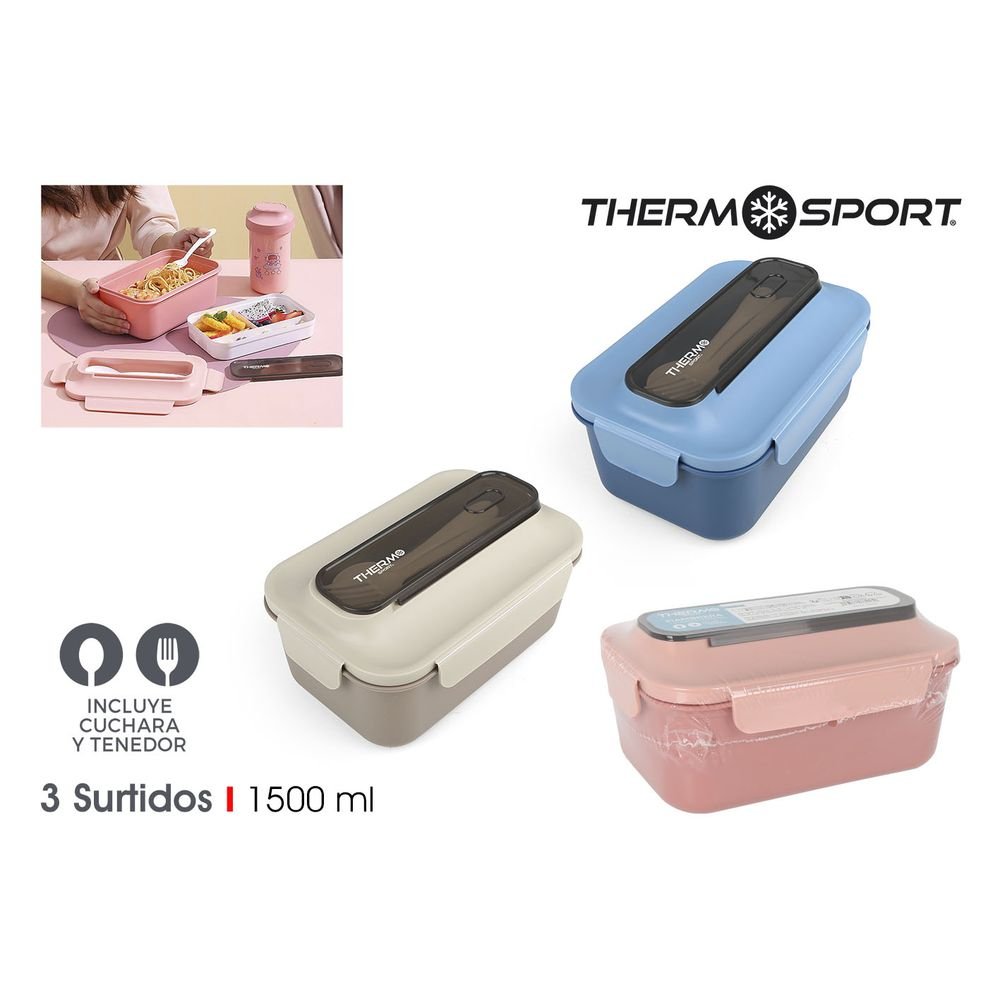 Fiambrera rectangular 1500ml Thermosport Indesoler