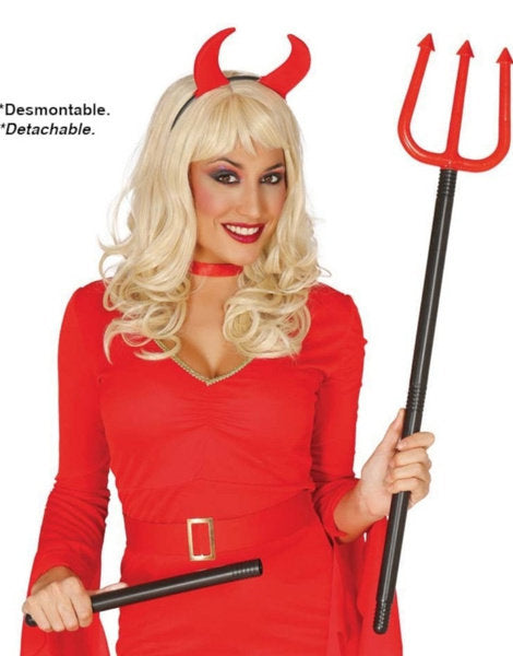 TRIDENTE PLASTICO DESMONTABLE 110 CMS, | LA CASA DE LOS DISFRACES | 1 UNIDAD | 8434077185131 Imagen principal del producto