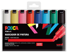 Rotulador Uni Posca Pc-8K Estuche 8 Colores Basicos | Posca | Pack 1 Unidades