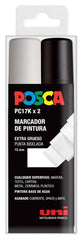 Rotulador Uni Posca Pc17K Estuche 2 Colores Blanco Y Negro | Posca | Pack 1 Unidades