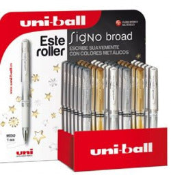 Bolígrafos Uni-ball Signo Broad 1 mm con 36 unidades