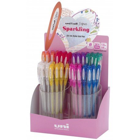Expositor 48 bolígrafos Uni-Ball Signo Sparkling 1 mm Imagen principal del producto