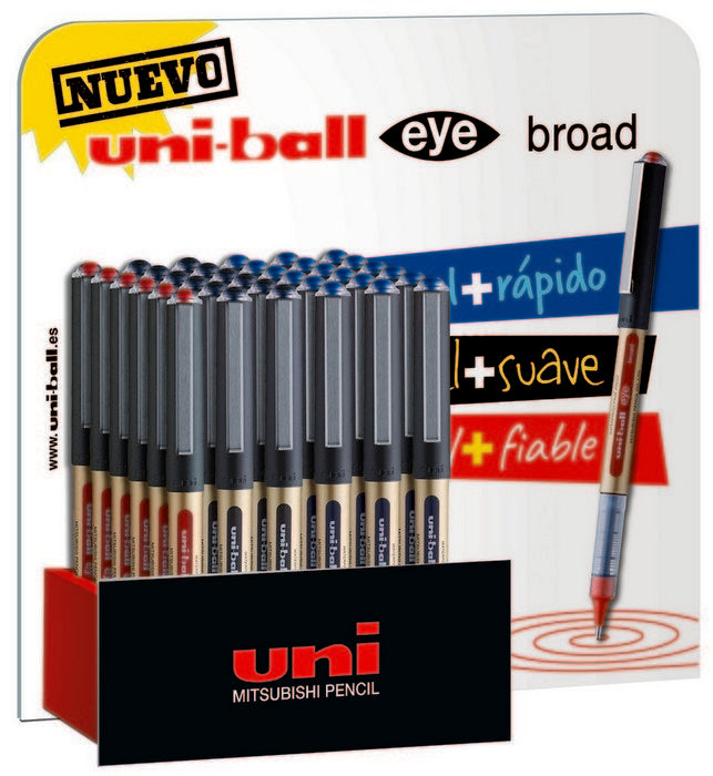 Expositor 36 Bolígrafos Uni-ball Eye Broad