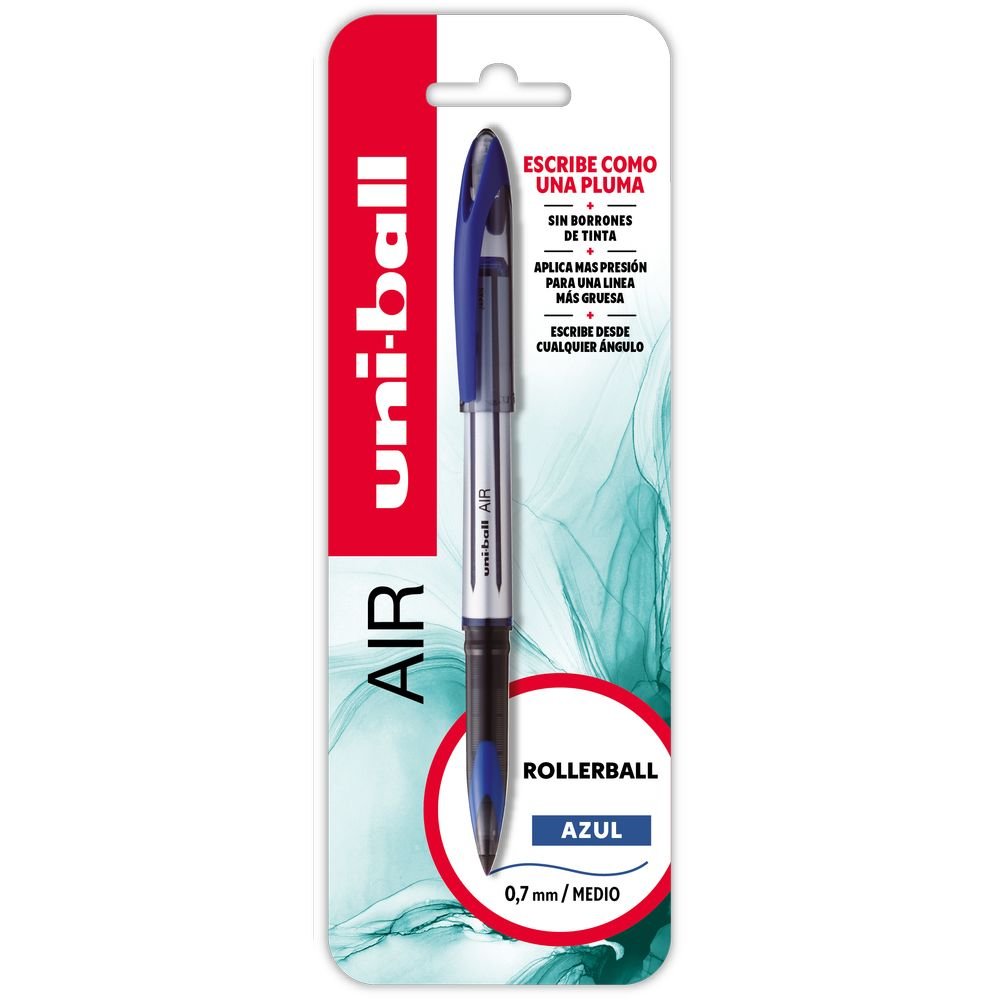 BLISTER BOLIGRAFO UNIBALL AIR 0,7 MM UBA188-L AZUL | 1 UNIDADES | (UNI-BALL) Imagen principal del producto