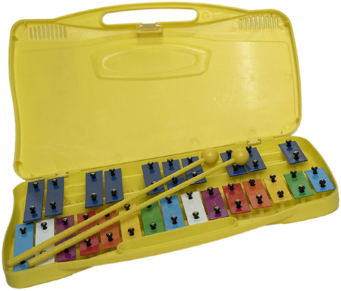 XILOFONO CARRILLON CROMATICO INFANTIL CON LAMINAS DE COLORE | HOL MUSIC DRAL S,L, | 1 UNIDAD | 8435017324351 Imagen principal del producto
