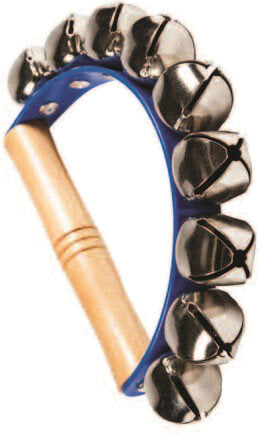 Corona 9 Cascabeles Mango madera semicircular marca Hol Music Dral Imagen principal del producto