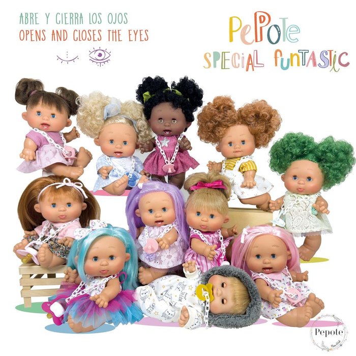 Expositor 8 Pepote Special Funtastic Muñeco Nines D'Onil