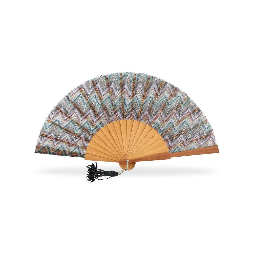 Abanico madera pulida tela lace 23 cm Pararols