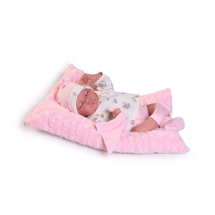 MUÑECA RECIEN NACIDA LUNA DORMIDITA CON COJIN | ANTONIO JUAN SL | 1 UNIDAD | 8435083633487