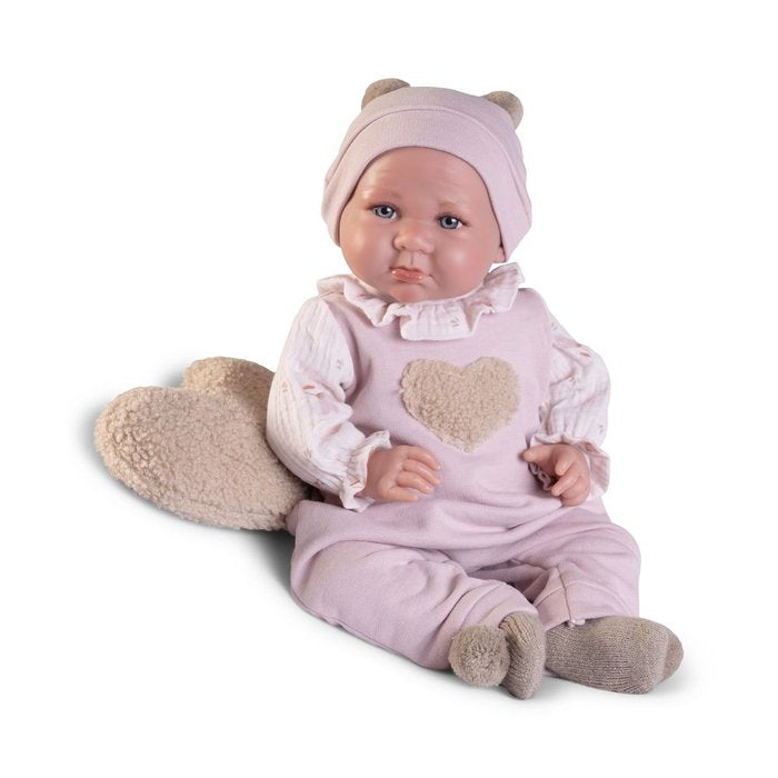 Muñeca Recien Nacida con Peso Luca con Cojin Corazon Antonio Juan SL Imagen principal del producto