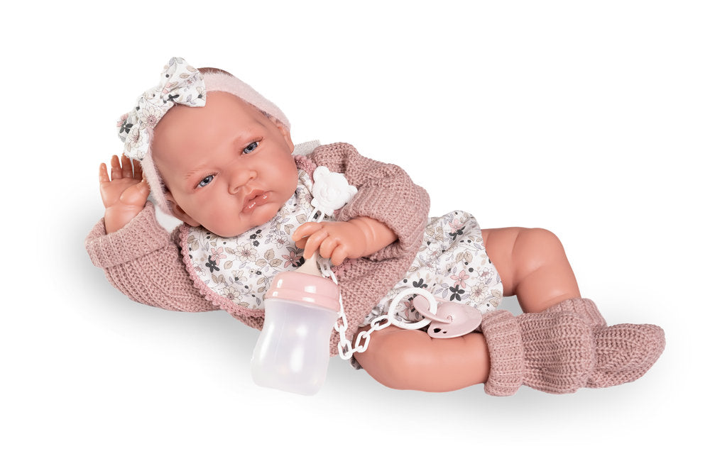 MUÑECA RECIEN NACIDA LUA BABERO | ANTONIO JUAN SL | 1 UNIDAD | 8435083634156 Imagen principal del producto