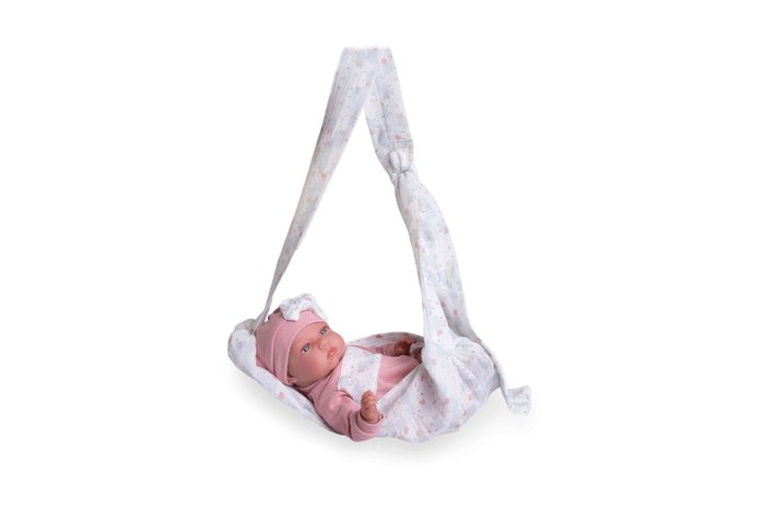 MUÑECA MI PEQUEÑO REBORN TUFI CON FULAR PORTABEBE | ANTONIO JUAN SL | 1 UNIDAD | 8435083682126 Imagen principal del producto