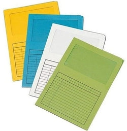 Subcarpetas Amarillo Karman Pack 25 para Oficina y Estudio