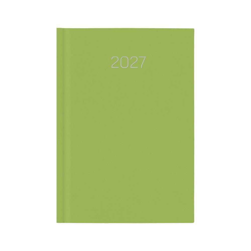 Agenda Anual 2027 D07 Premium Verde 14,5x20,5 cm