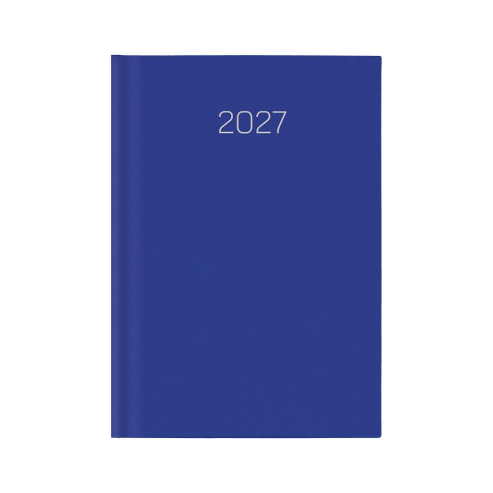 Agenda Anual 2027 D07 Premium Azul - Día Página