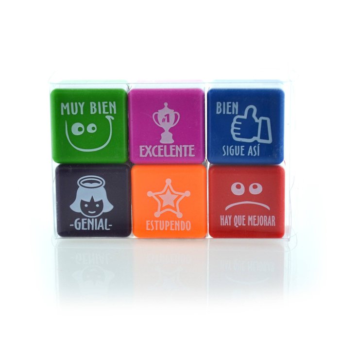 SELLO ESPECIAL PROFESORES CASTELLANO 6 UNIDADES SURTIDAS | 1 UNIDADES | (FRAGA)