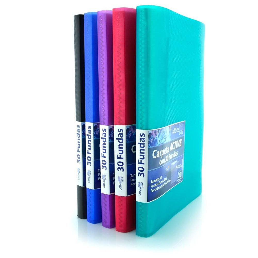 Carpeta A4 PP 30 Fundas Personalizable Colores Surtidos Marca Fraga Imagen principal del producto