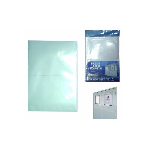 Funda A4 bolsillo autoadhesivo Fraga Import, pack 5 unidades