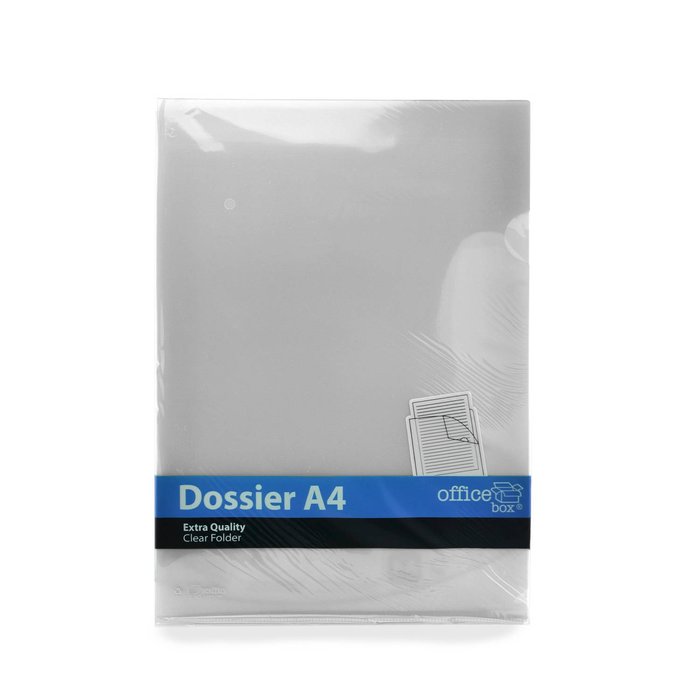 DOSSIER UÑERO A4 PP CRISTAL | 10 UNIDADES | (FRAGA)