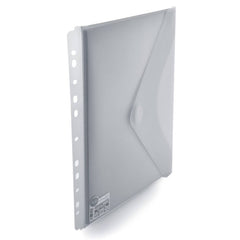 SOBRE A4 PP BROCHE MULTITALADRO CRISTAL TAMAÑO 24,5X31 CM | 10 UNIDADES | (FRAGA)