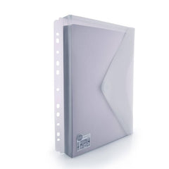 SOBRE A4 CIERRE VELCRO MULTITALADRO FUELLE CRISTAL 24X31X3 | 10 UNIDADES | (FRAGA)