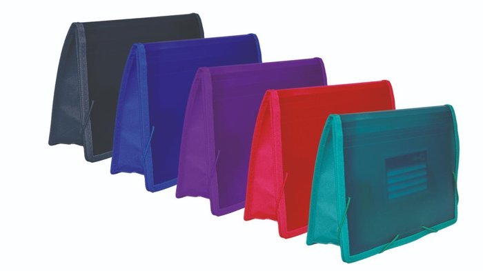 CARPETA A5 FUELLE CON GOMAS XXL SUPRA COLORES SURTIDOS | 10 UNIDADES | (FRAGA) Imagen principal del producto