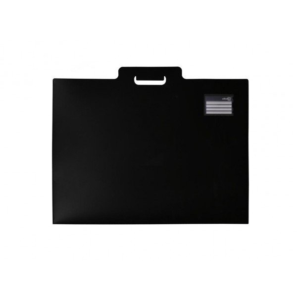 Bolsa portalaminas de dibujo A2 negra Fraga