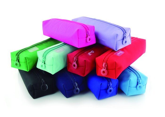 PORTATODO CUADRADO CON CREMALLERA COLOR LINE COLORES SURTID | FRAGA