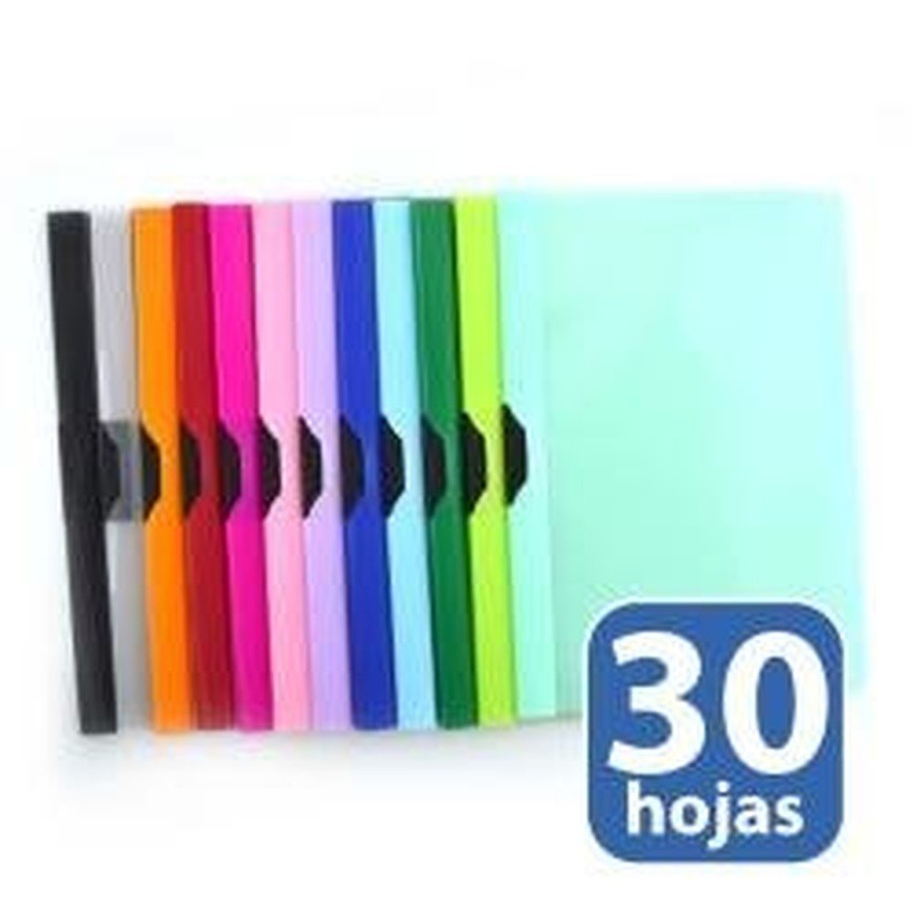 Exp/48 Dossier clip-it supra A4 capacidad 30 hojas colores surtidos Fraga Import