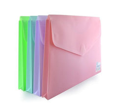 CARPETA SOBRE VELCRO CIERRE V-LOCK A4+ FUELLE BLUSH 25X33,5 | 10 UNIDADES | (FRAGA)