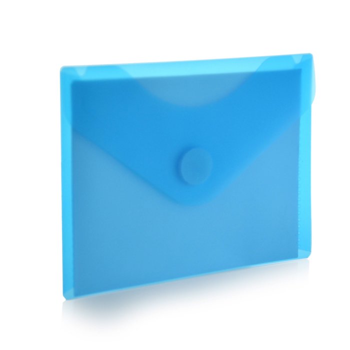 Sobre A6 PP Velcro Azul 12x16 cm Marca Fraga Import Imagen principal del producto