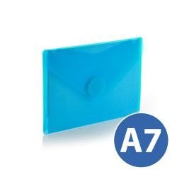 Sobre A7 PP Velcro Azul Tamaño 8.5x12 cm Marca Fraga Import Imagen principal del producto