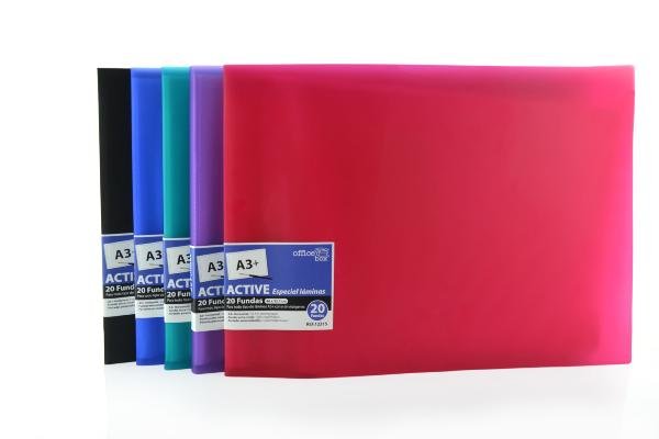 CARPETA 20 FUNDAS ACTIVE HORIZONTAL A3+SURTIDAS | 1 UNIDADES | (FRAGA) Imagen principal del producto