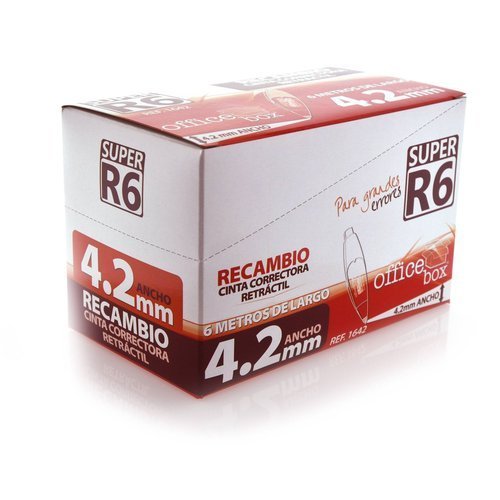 RECAMBIO CORRECTOR CINTA SUPER R6 4,2MM 6 METROS | 24 UNIDADES | (FRAGA) Imagen principal del producto