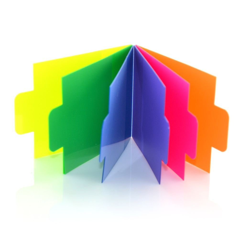Notas adhesivas index fluorescentes Fraga - pack 60 ud (Pack 10 uds)