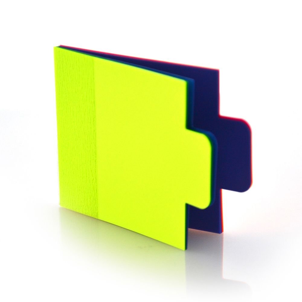 Notas adhesivas index fluorescentes Fraga - pack 60 ud (Pack 10 uds)