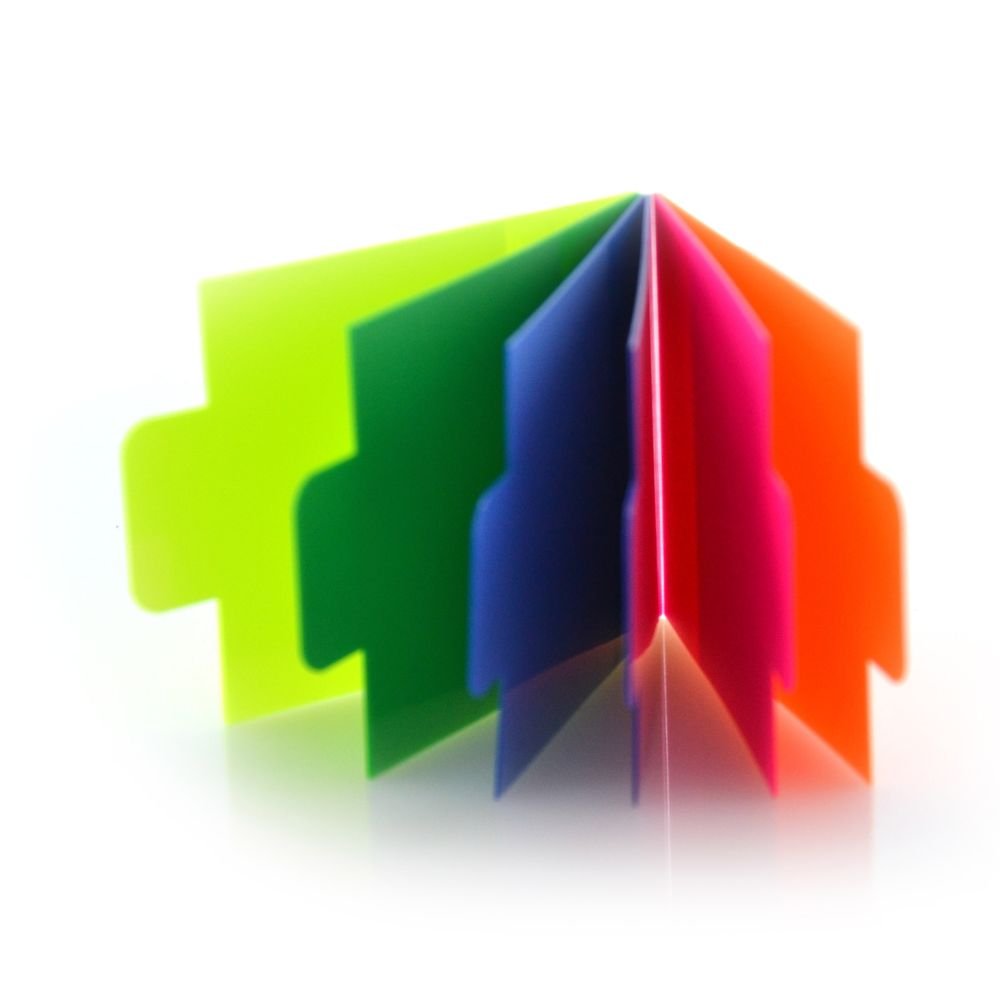 Notas adhesivas index fluorescentes Fraga - pack 60 ud (Pack 10 uds)