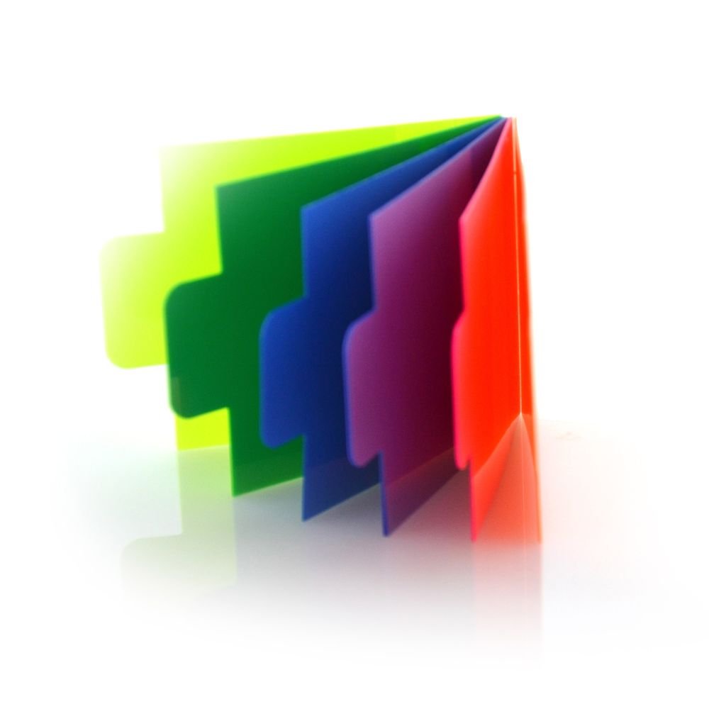 Notas adhesivas index fluorescentes Fraga - pack 60 ud (Pack 10 uds)