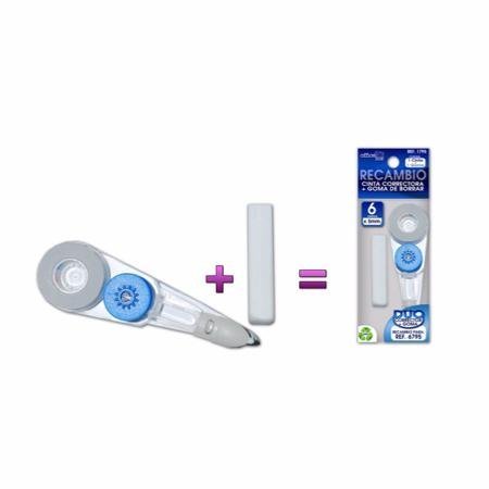 RECAMBIO CORRECTOR DUO CON GOMA DISPLAY 24 UNIDADES | 24 UNIDADES | (FRAGA) Imagen principal del producto