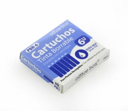 Cartuchos Tinta Borrable para Pluma Azul Fraga Import Imagen principal del producto