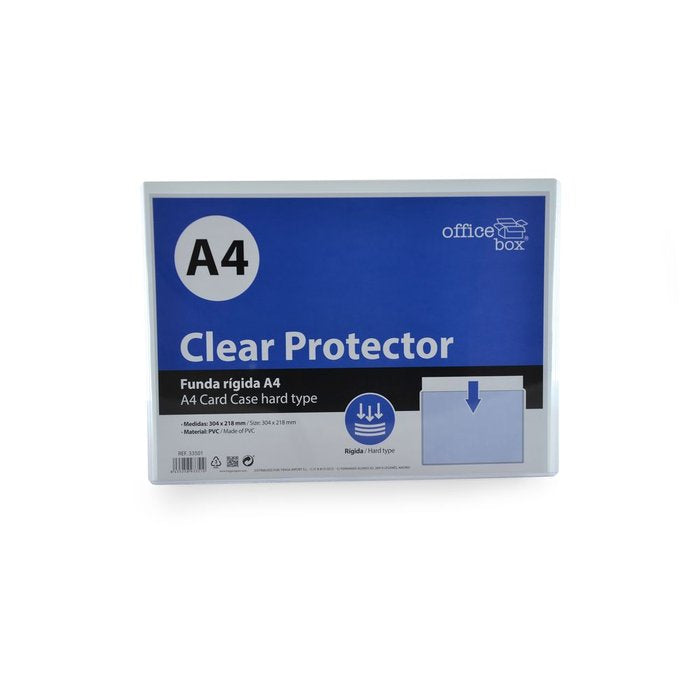 Funda rígida clear protector A4 Cristal FRAGA Imagen principal del producto