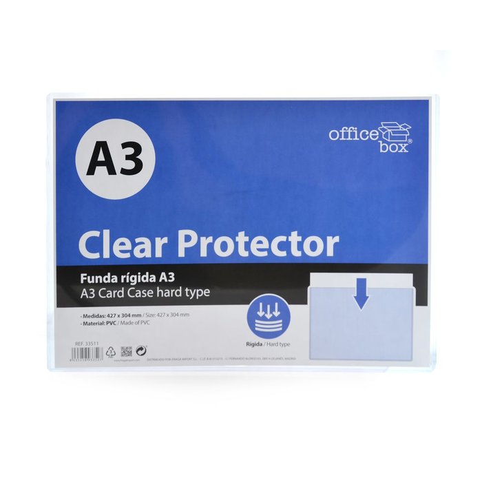 Funda Rigida Clear Protector A3 Cristal Fraga Imagen principal del producto