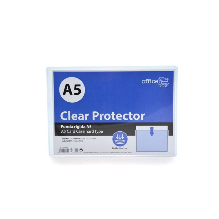 Funda Rigida Clear Protector A5 Cristal FRAGA Imagen principal del producto