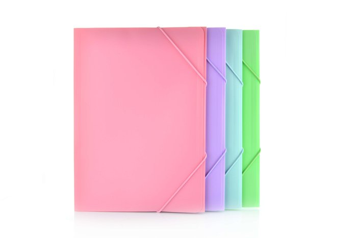 CARPETA CON CIERRE DE GOMAS TAMAÑO MAXI+ BLUSH SURTIDAS | 12 UNIDADES | (FRAGA)