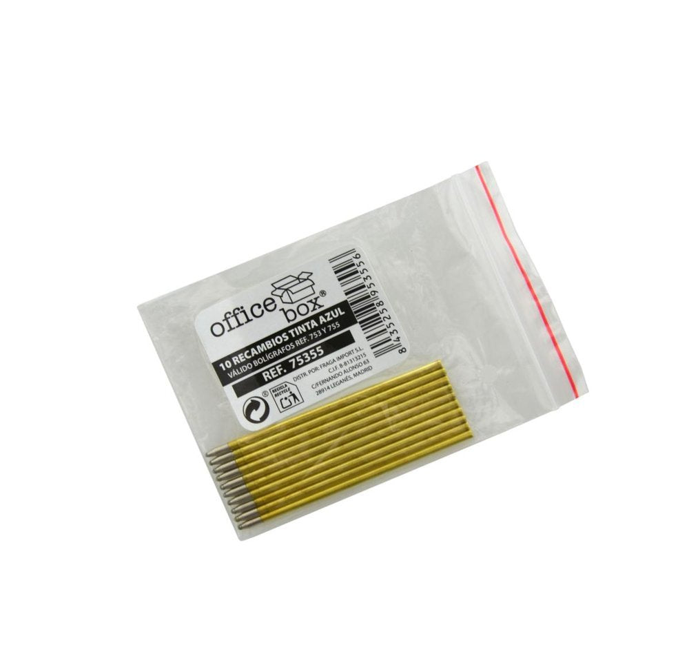 Recambio Mini Bolígrafo Corto Tinta Azul Fraga Imagen principal del producto