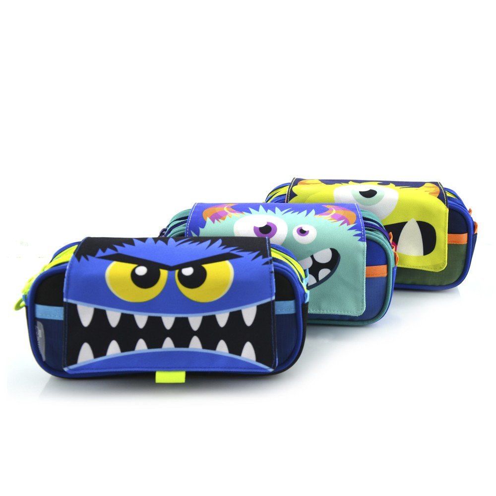 Porta Todo Triple Monsters 22x11 cm | FRAGA