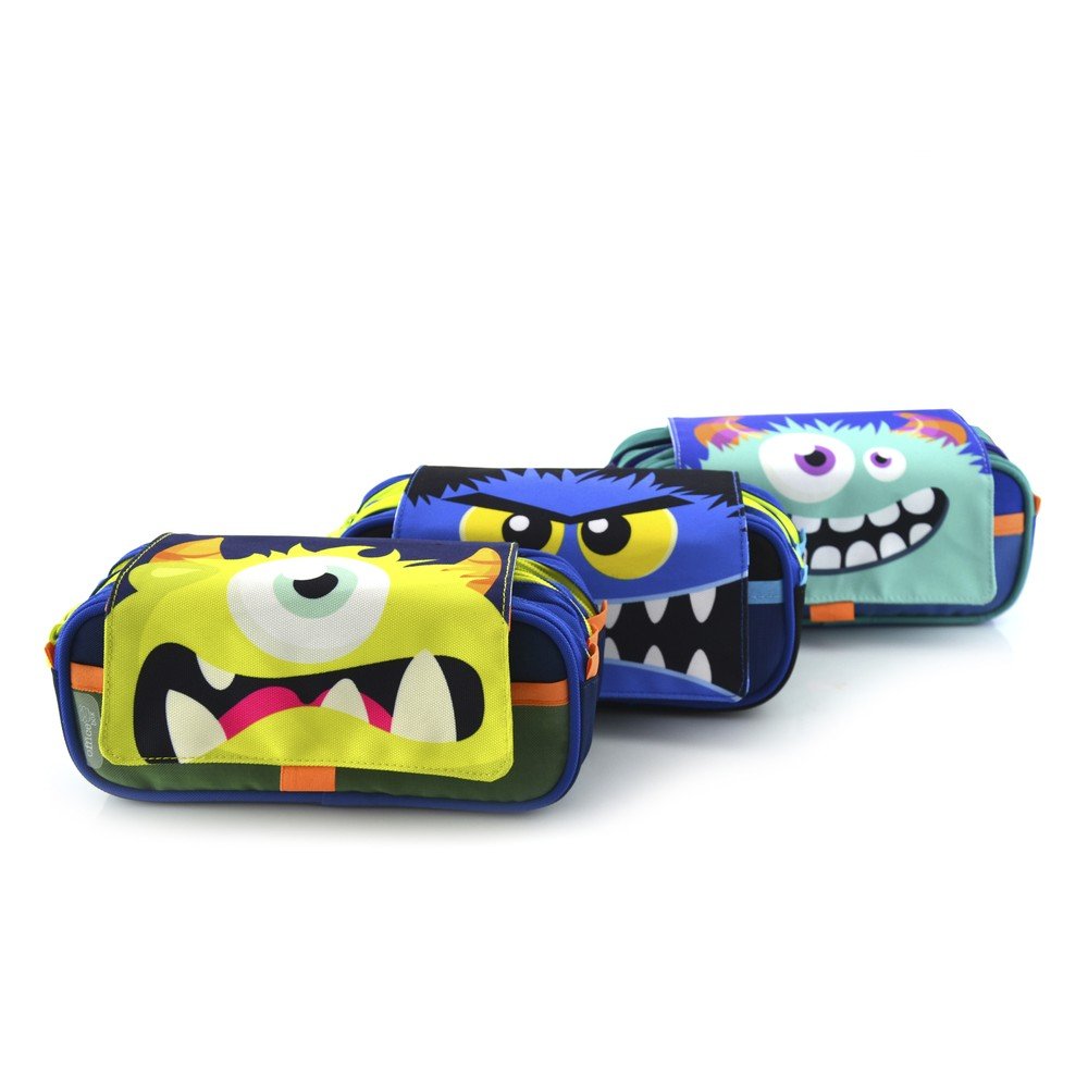 Porta Todo Triple Monsters 22x11 cm | FRAGA